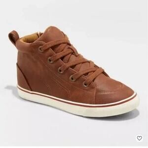Cat & Jack Boys' Florian High-Top Sneakers - Size 6 - NWT